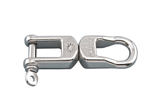 S0155-HD07 | EYE & JAW SWIVEL 1/4", HEAVY DUTY 316 SS