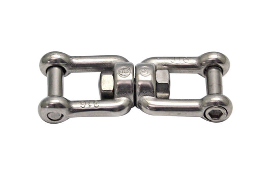 S0156-NS06 | JAW & JAW SWIVEL 1/4", NO SNAG 316 SS