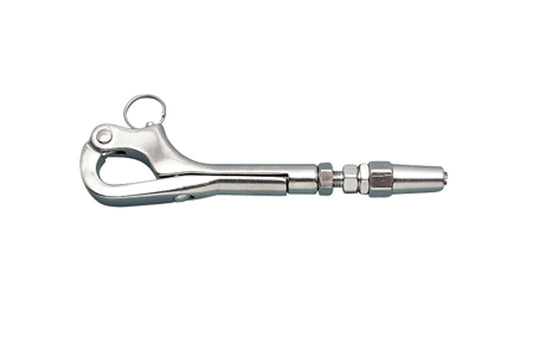 S0162-QA13 | PELICAN HOOK W/ QA 1/2" X 1/4" WIRE, 316 SS