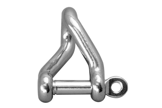 S0163-CP06 | TWIST SHACKLE W/ CAPTIVE PIN 1/4", 316 SS