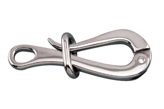 S0180-0150 | PELICAN HOOK WITH SLIDE 5.75", 316 SS