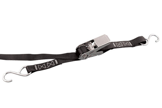 S0201-SS04 | RATCHET ASSY W/S HOOKS BLACK 1"X12"X4', 304/316