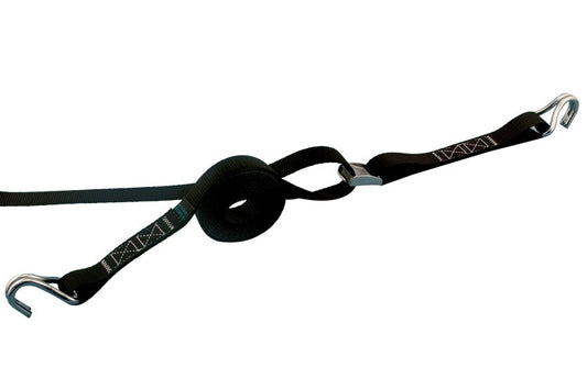 S0205-JJ30-O | 1" CAM BUCKLE ASSEMBLY W/J HOOKS, 30', ORANGE