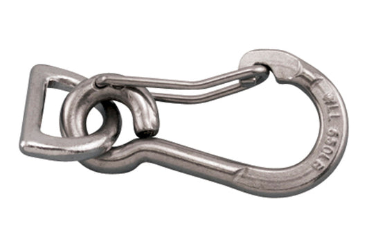 S0223-8025 | HARNESS CLIP W/D RING 3-1/4", 316 SS