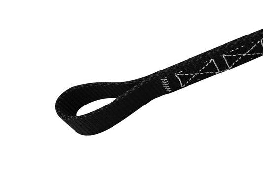 S0232-0004 | WEBBING WITH SEWN LOOP 1" X 48", BLACK