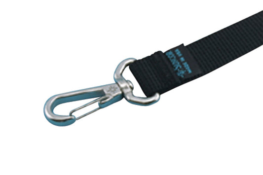S0235-0004 | WEBBING WITH SWIVEL CLIP, 1 X 48" BLACK