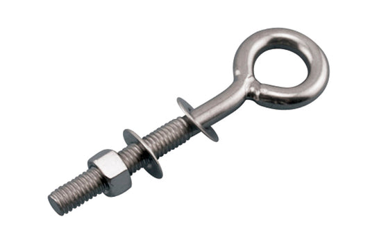 S0312-10075 | WELDED EYE BOLT 3/8" X 3", 304 SS