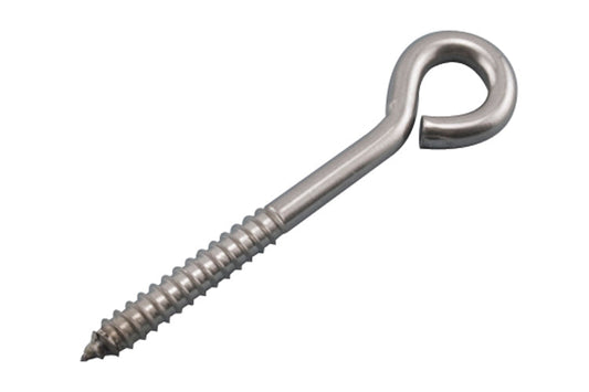 S0327-07032 | LAG EYE SCREW 1/4" X 1", 304 SS