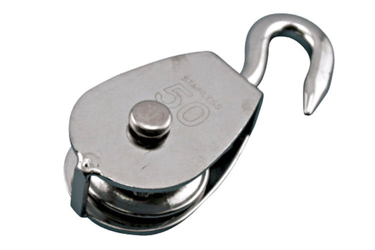 S0401-H050 | SWIVEL BLOCK W/ HOOK 1-3/8", 304 SS