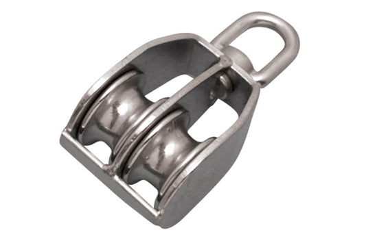 S0402-0025 | TWIN SWIVEL BLOCK 5/8", 304 SS