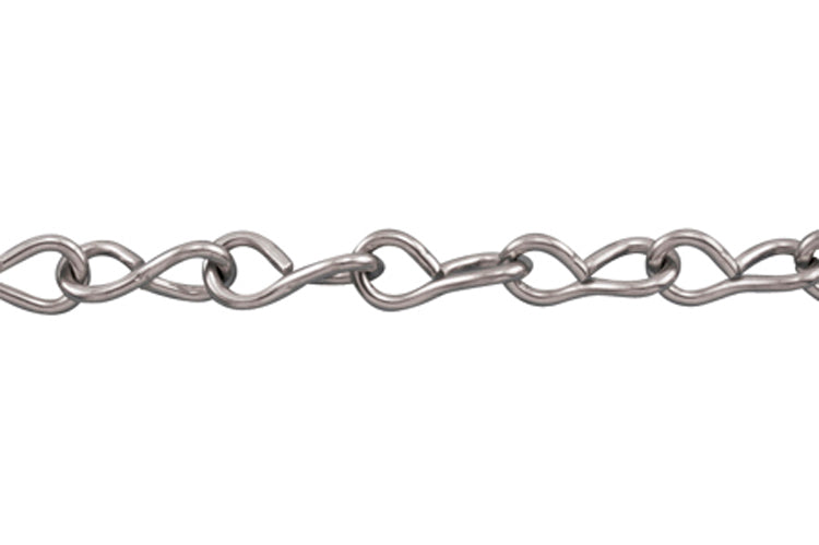 S0621-0003 | SINGLE JACK CHAIN (S9) # 12 2.5 MM, 304-302 SS