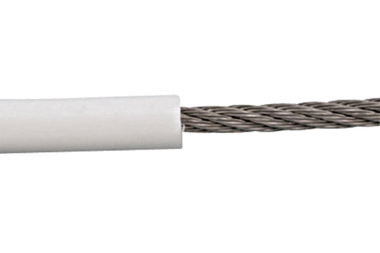 S0708-0508-100-C | PVC WIRE ROPE, 7 X 7 3/16"X5/16" 100' WHITE