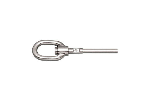 S0718-H0705 | SWIVEL GATE EYE, HAND SWAGE 3/16" 316 SS