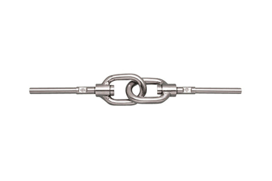 S0719-H0705 | SWIVEL GATE EYE, JOINED HAND SWAGE 3/16" 316 SS