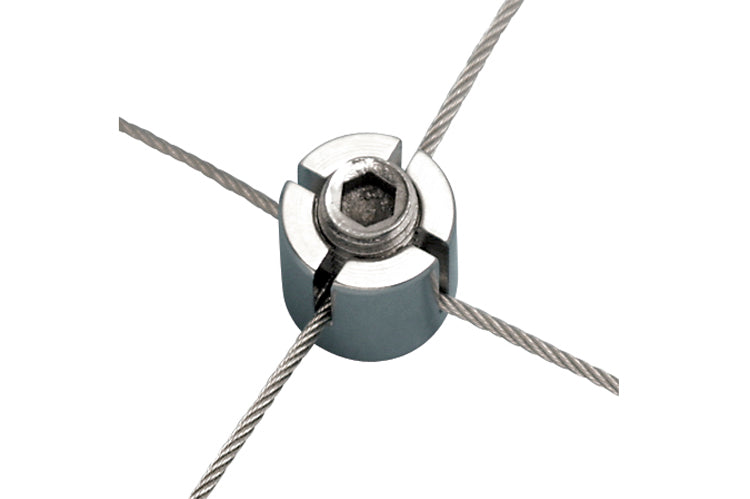 S0721-0003 | CROSS WIRE CLAMP STANDARD 1/8", 316 SS
