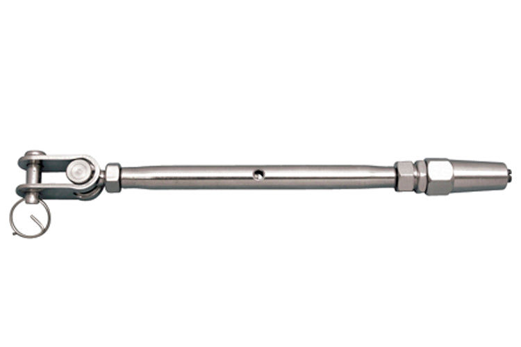 S0764-1307 | QA TURNBUCKLE STUD & TOGGLE 1/2"X1/4" 316 SS
