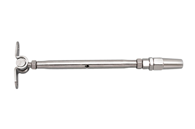 S0766-0905 | QA TURNBUCKLE STUD & WALL MNT 5/16"X3/16" 316