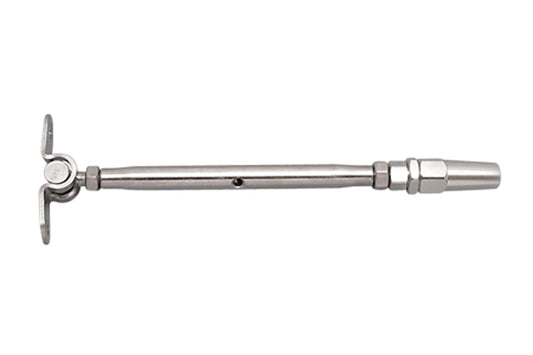 S0766-0905 | QA TURNBUCKLE STUD & WALL MNT 5/16"X3/16" 316