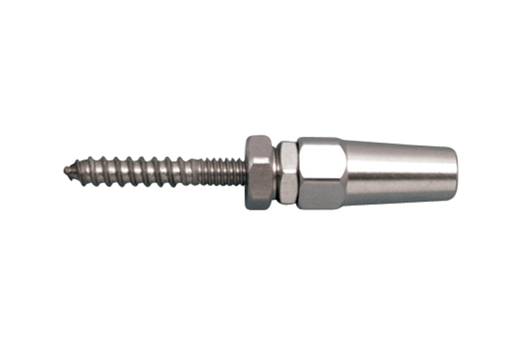 S0777-0905 | QUICK ATTACH WOOD STUD 5/16"X3/16", 316 SS