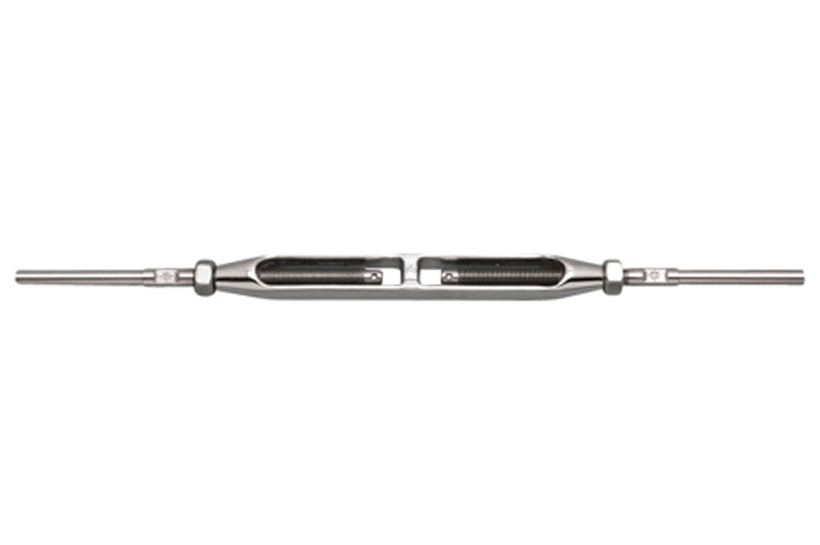 S0797-H0703 | STUD & STUD, HAND SWAGE TURNBUCKLE 1/8" CB