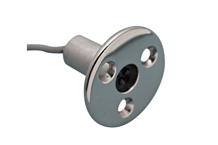 S0803-5000 | MICROSTAR TRI STAR FACE MOUNT 12V, 1-1/2" WHITE