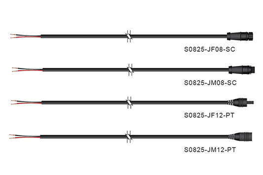 S0825-JF12-PT | "MicroStar" JUMPER W/ PUSH FEMALE CONN PIGTAIL