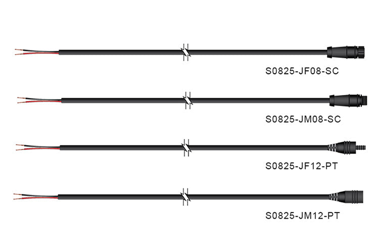 S0825-JM08-SC | "MicroStar" JUMPER W/ SCREW MALE CONN PIG TAIL