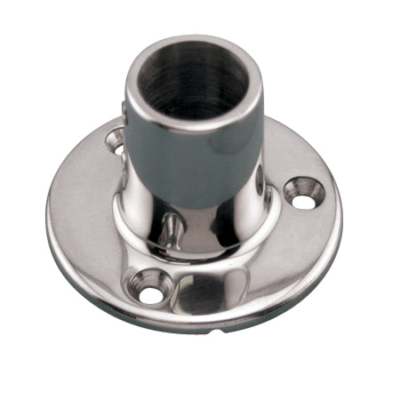 S3650-0900 | ROUND RAIL BASE 7/8" 90 DEG, 316 SS