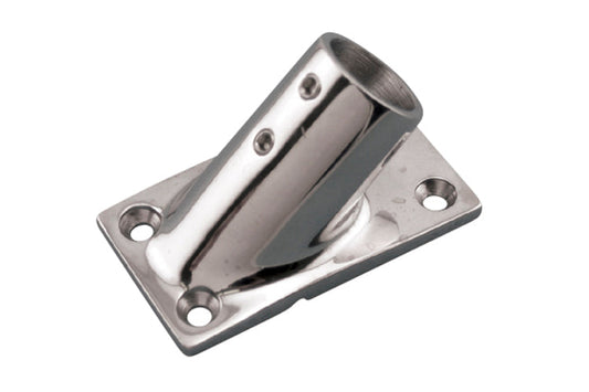 S3651-0451 | RECTANGULAR BASE 1" 45 DEG, 316 SS