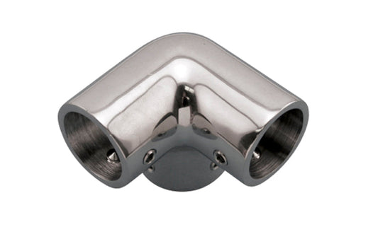 S3666-0000 | RAIL CORNER, 3-WAY 7/8" 90 DEG, 316 SS