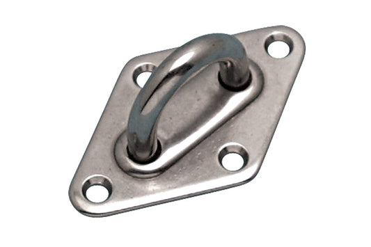 S3703-1002 | DIAMOND PAD EYE STAMPED, 3-1/4" 304 SS