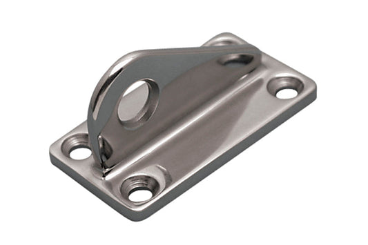 S3718-0000 | TOW PAD EYE W/BACK PLATE 3.5"X2", 316 SS