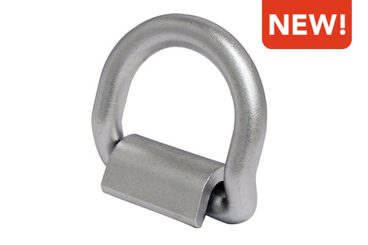 S3722-BN16 | LASHING RING W/WELD ON BENT D RING 5/8", 316 SS