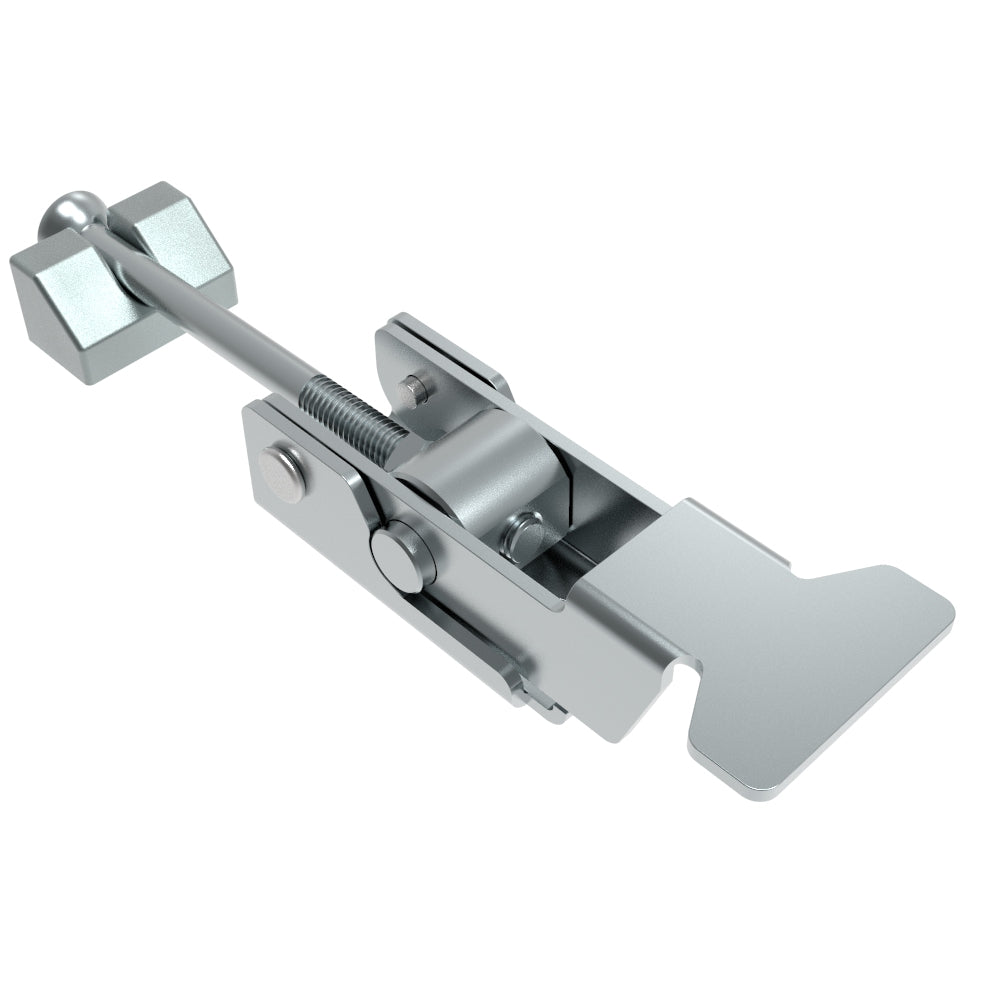 A1-10-503-10 | Over-center Draw Latch, Medium Size, Type B Keeper, Steel, Zinc Plate, Bright chromate, Without vinyl grip
