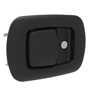 R4-81-651-50 | Rotary Push-to-Close Latch, Paddle Actuated, Single Stage, Key Locking, Black Powder Coat Handle