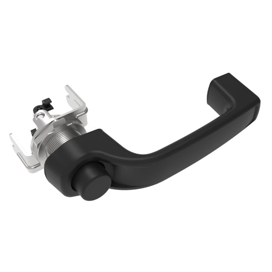 AC-40-102-11 | Actuator, Single or Multi Point, with Cable Bracket, Push Button Handle, Non-Locking, Nylon, Black