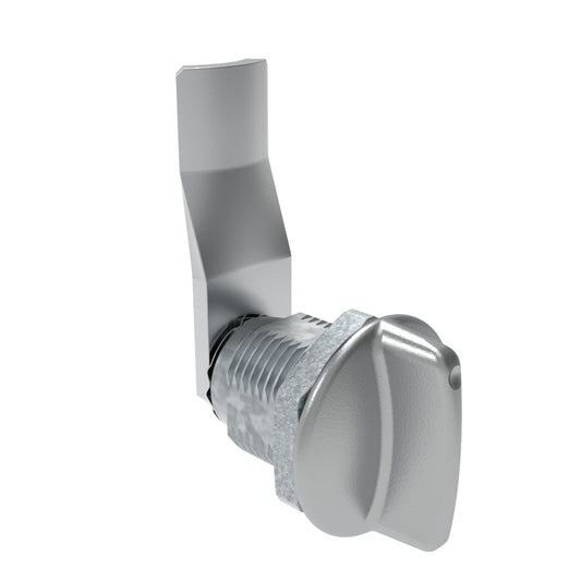 E5-2-111-100 | Quarter-Turn Cam Latch, Short wing, 26mm (1.02 in) Grip, Not Sealed, Zinc Alloy, Chrome Plated, Bright