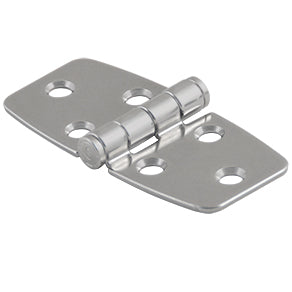 N6-4E-444-20 | Hinge, Small Leaf, Large Leaf, 38mm (1.50 in) Long, 316 Stainless Steel, High Gloss