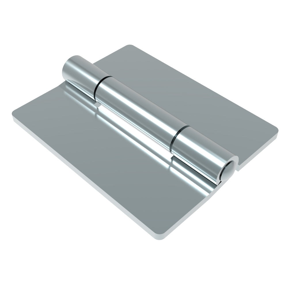 N6-DHIM-5141 | Surface Mount Hinge, 62.5 mm size, with Mounting Holes, Steel, Blue Zinc plated