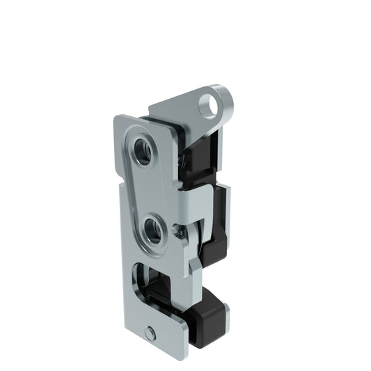 R4-10-31-605-10 | Rotary Push-to-Close Latch, Small Size, Two Stage, Top Trigger, 1/4-20 Thread, Stainless Steel, Passivate