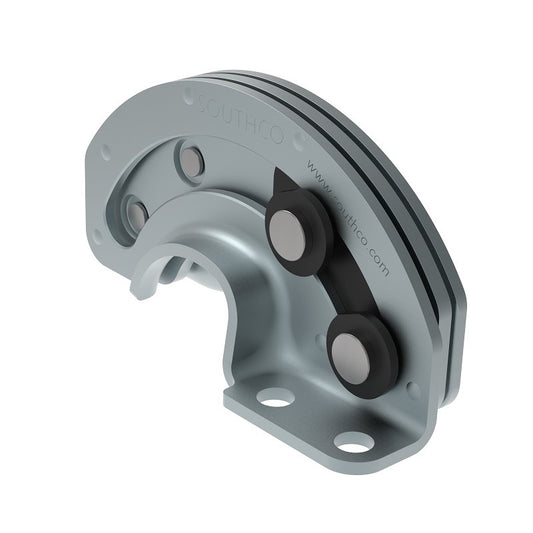 R6-20-11 | Dual-Lock Heavy Duty Butt-Joint Panel Fastening Receptacle, Steel, Zinc Plate, Bright chromate