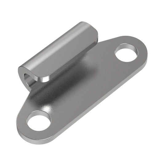 TL-17-201-52 | Toggle Style Draw Latch, Keeper, Steel, Zinc Plate, Bright chromate