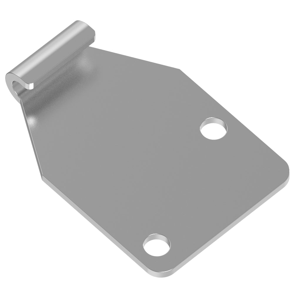 TL-20-205-52 | Toggle Style Draw Latch, Small Size, Concealed Mount, Steel, Zinc Plate, Bright chromate
