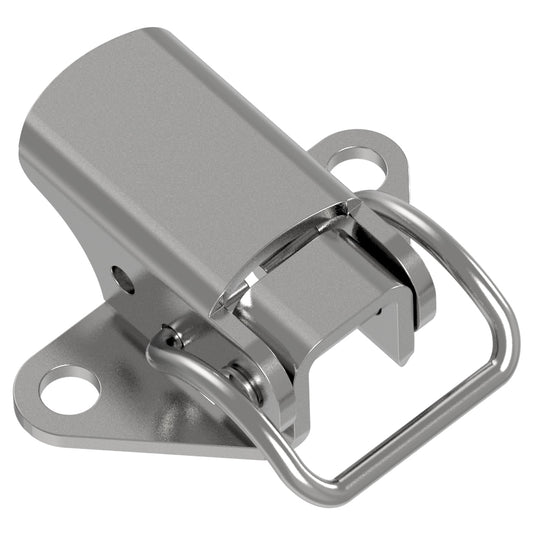 TL-20-102-52 | Toggle Style Draw Latch, Small Size, Exposed Mount, Steel, Zinc Plate, Bright chromate