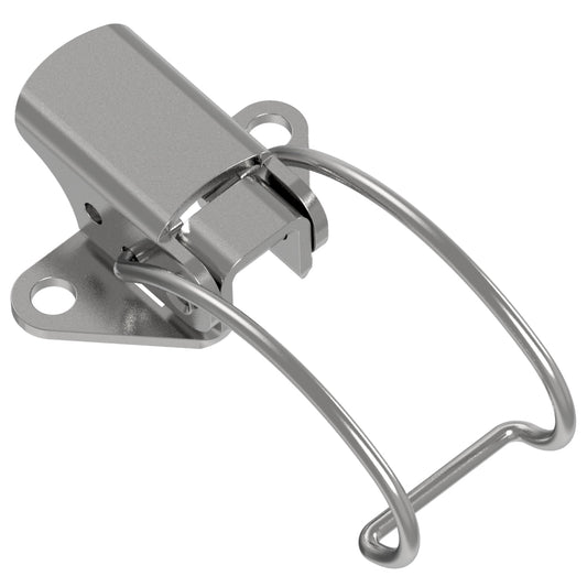 TL-20-105-52 | Toggle Style Draw Latch, Small Size, Exposed Mount, Steel, Zinc Plate, Bright chromate