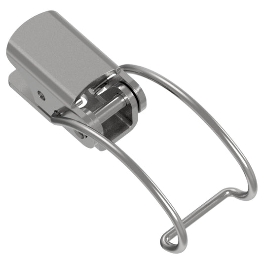TL-20-205-07 | Toggle Style Draw Latch, Small Size, Concealed Mount, Stainless Steel, Passivated