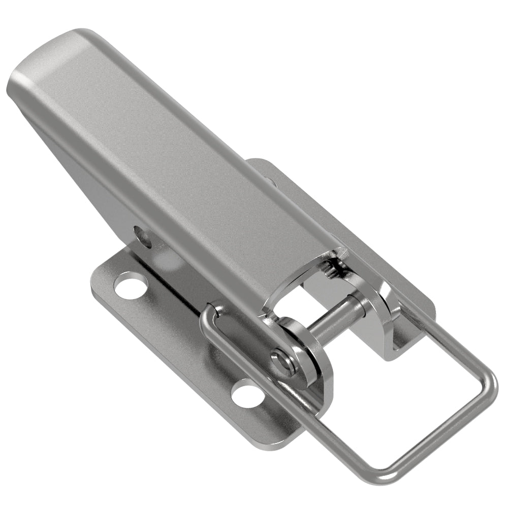 TL-40-101-52 | Toggle Style Draw Latch, Medium Size, Exposed Mount, Steel, Zinc Plate, Bright chromate