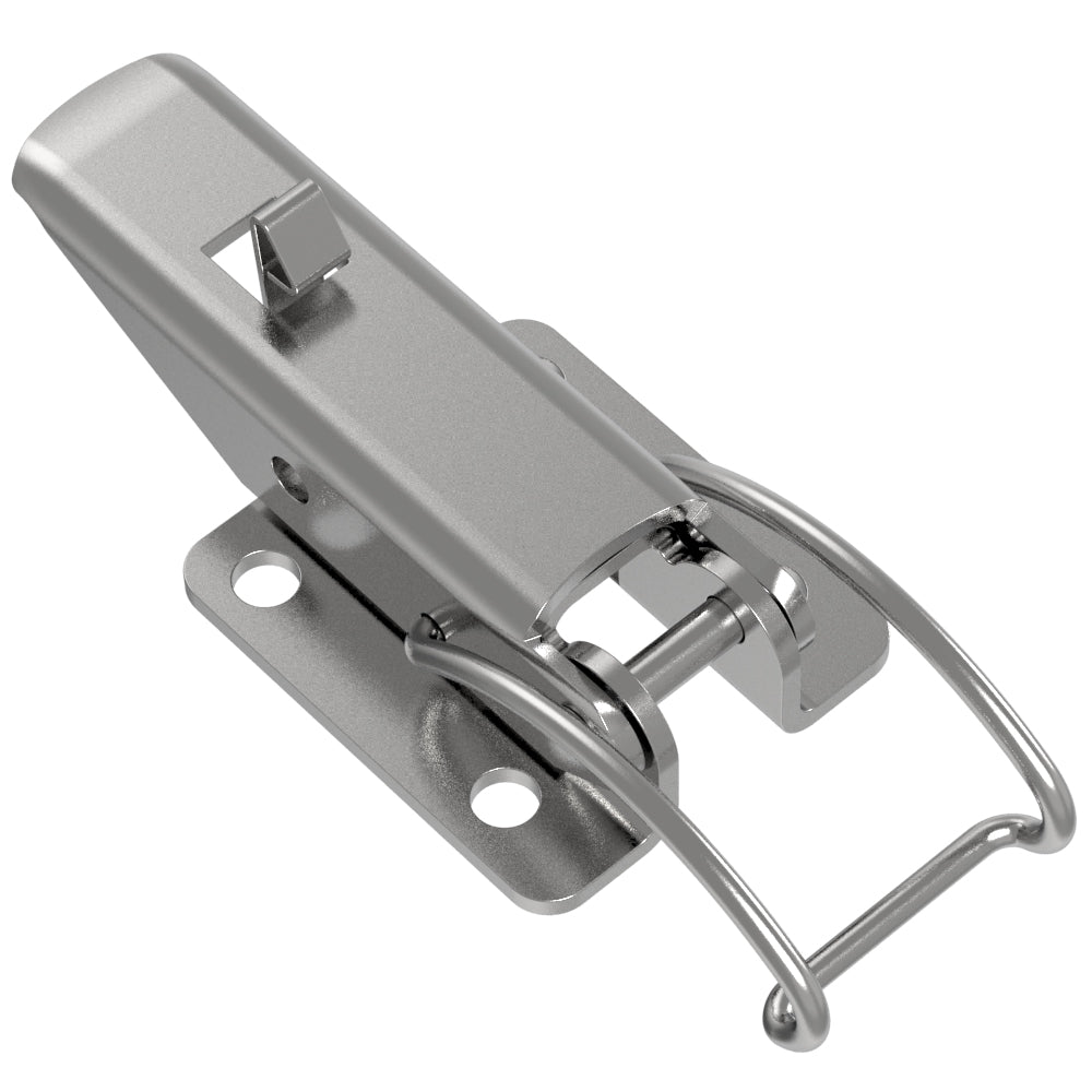 TL-40-114-07 | Toggle Style Draw Latch, Medium Size, Exposed Mount, Stainless Steel, Passivated