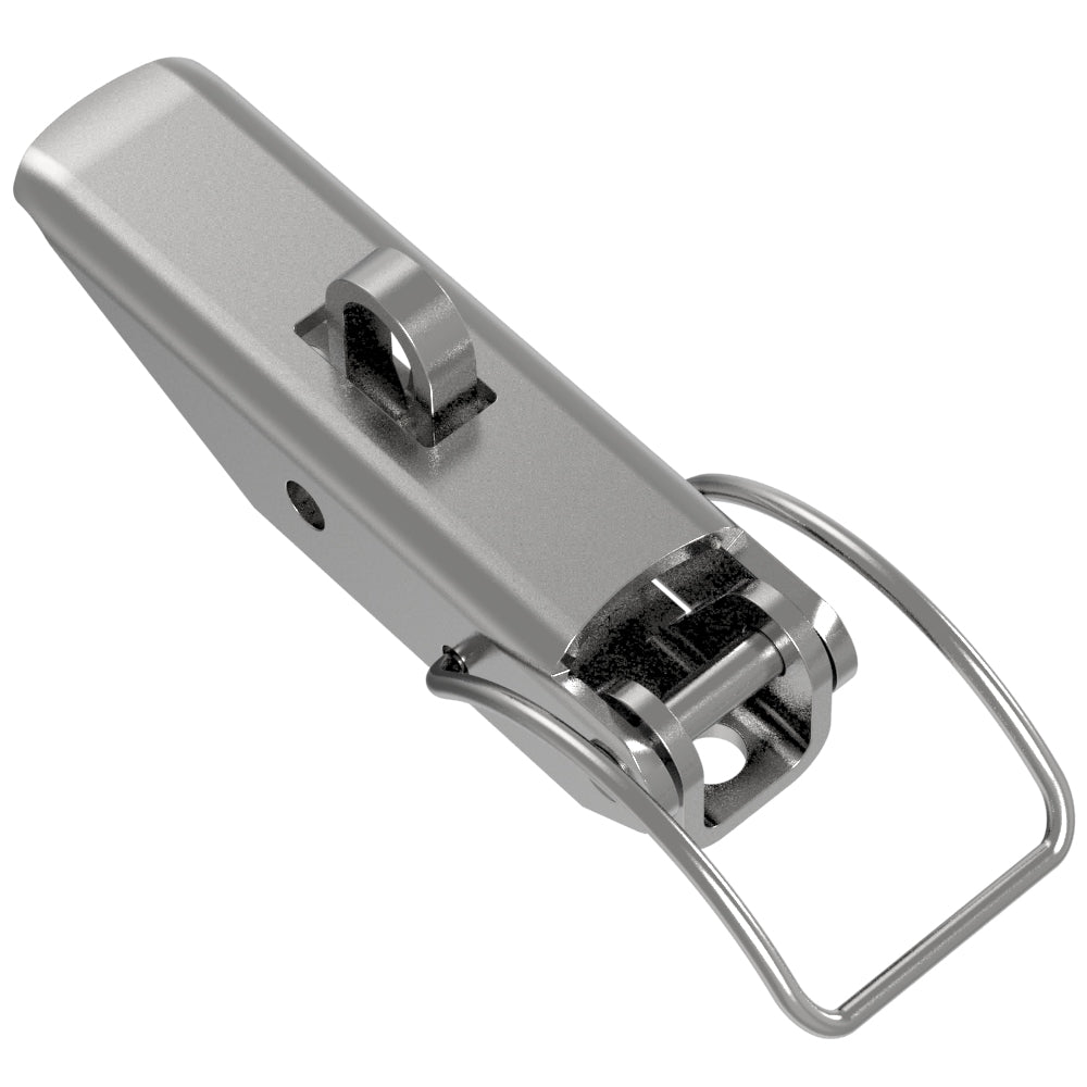 TL-40-223-07 | Toggle Style Draw Latch, Medium Size, Concealed Mount, Steel, Zinc Plate, Bright chromate