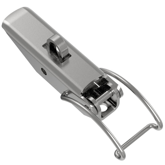 TL-40-224-07 | Toggle Style Draw Latch, Medium Size, Concealed Mount, Steel, Zinc Plate, Bright chromate